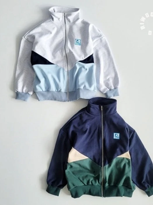 R Color Block Zip-up Jumper (Adult) R Color Block Zip-up Jumper (Adult)