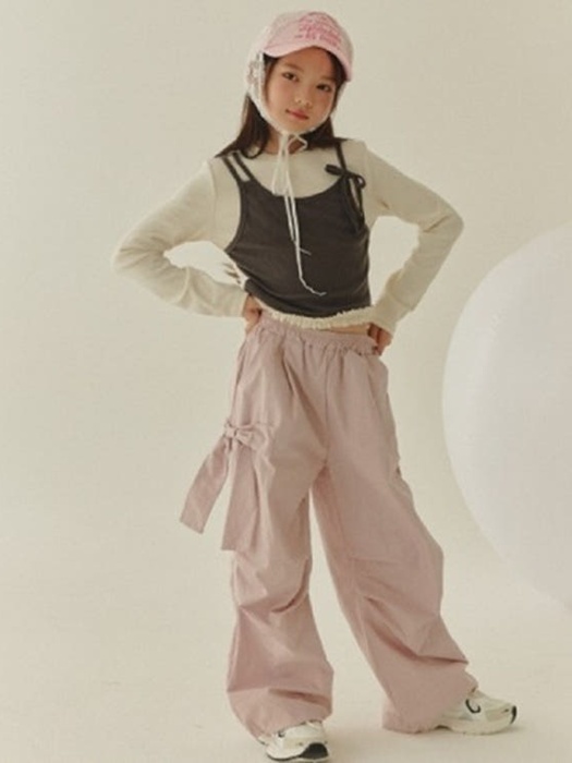 Ribbon Pleated Pants Ribbon Pleated Pants