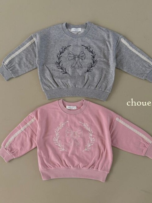 Ribbon Lace Sweatshirt Ribbon Lace Sweatshirt