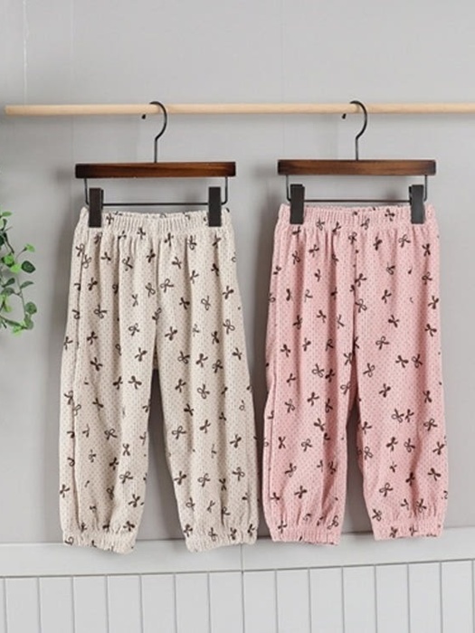 Ribbed Ribbon Pants