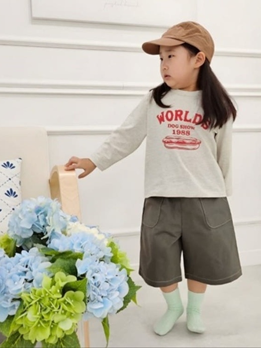 Stitch Bermuda Pants