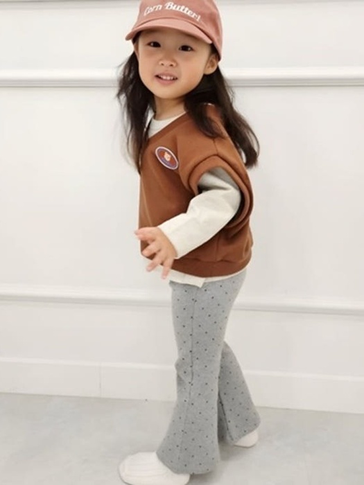 Dot Bootcut Pants