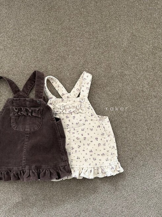 Frill Pocket Jumper Skirt