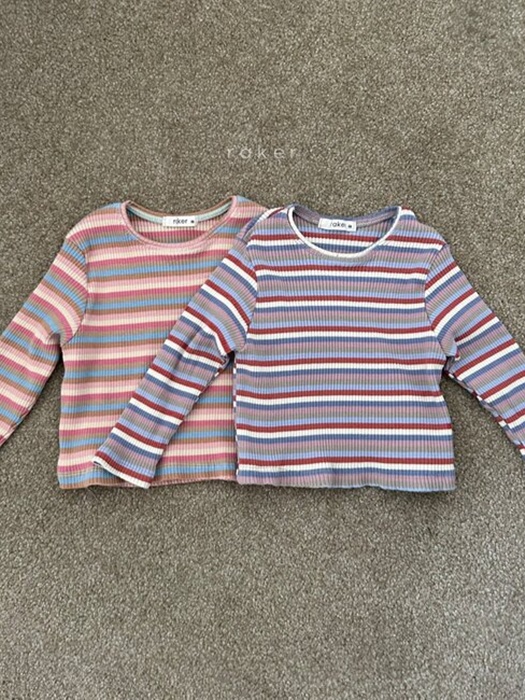 Rainbow Ribbed Tee Rainbow Ribbed Tee