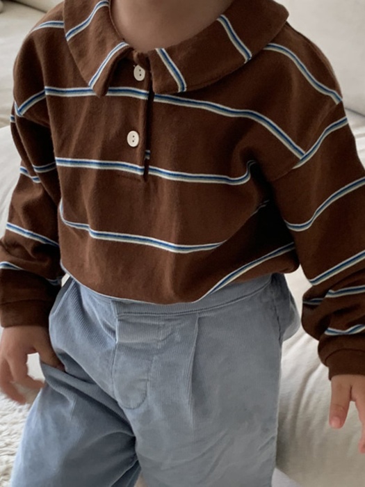 Stripe Collar Sweatshirt Stripe Collar Sweatshirt