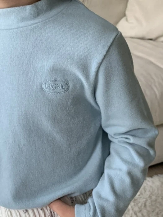 Soft Half High-neck Tee