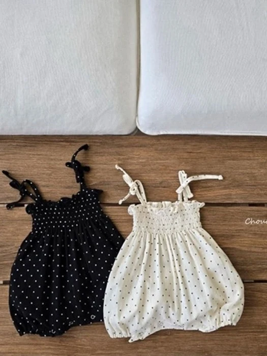 Polka Dot Smock Suit
