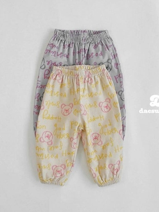 Lettering Corduroy Pants Lettering Corduroy Pants