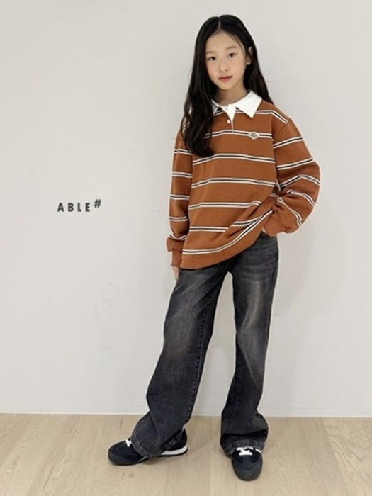 Striped Collar Tee