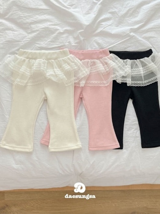 Tiered Lace Bootcut Pants Tiered Lace Bootcut Pants