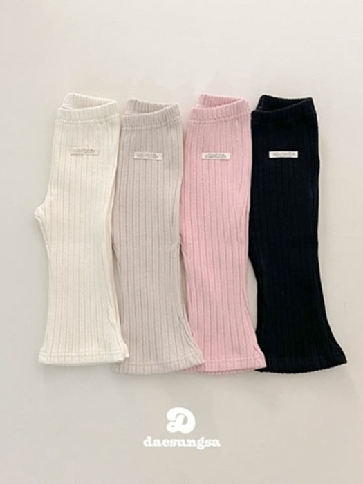 Peach Ribbed Bootcut Pants Peach Ribbed Bootcut Pants