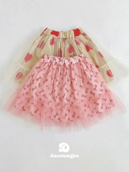 Ribbon Heart Tutu Skirt Ribbon Heart Tutu Skirt