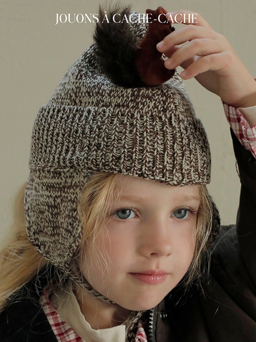 Cuen Earflap Knit Beanie