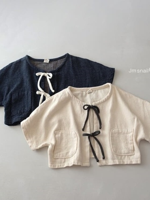 Pocket Ribbon Drop Vest Pocket Ribbon Drop Vest