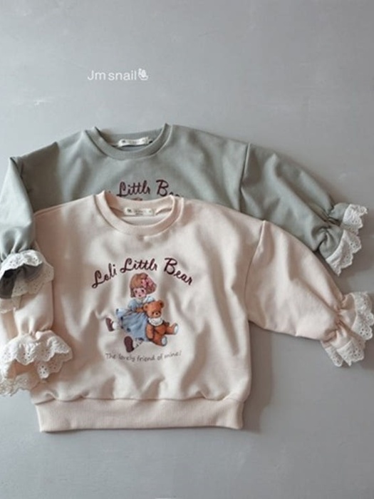 Bear Girl Graphic Frill Tee Bear Girl Graphic Frill Tee