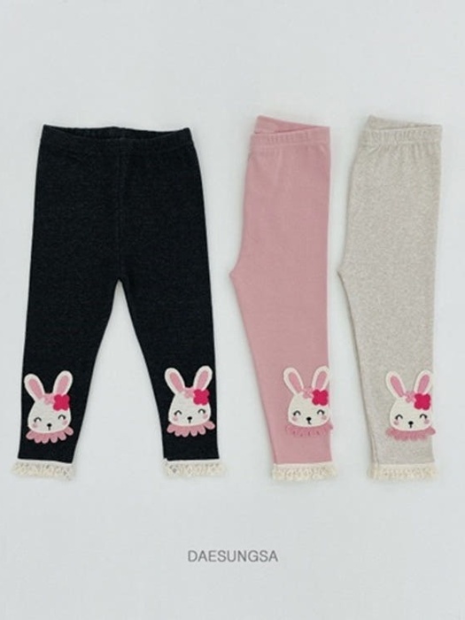 Smile Flower Bunny Leggings