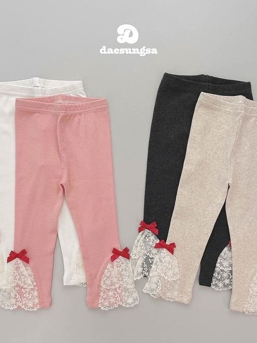 Tiered Lace Leggings