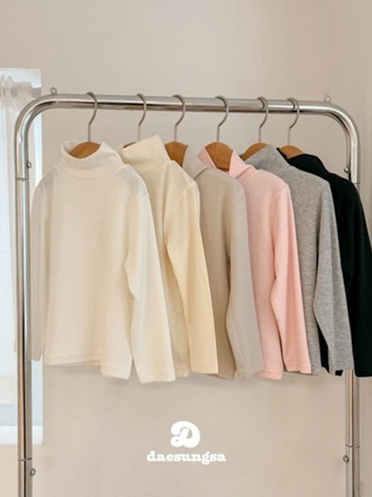 Ridge Plain Turtleneck Tee