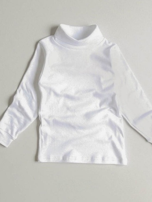Plain Turtleneck Tee
