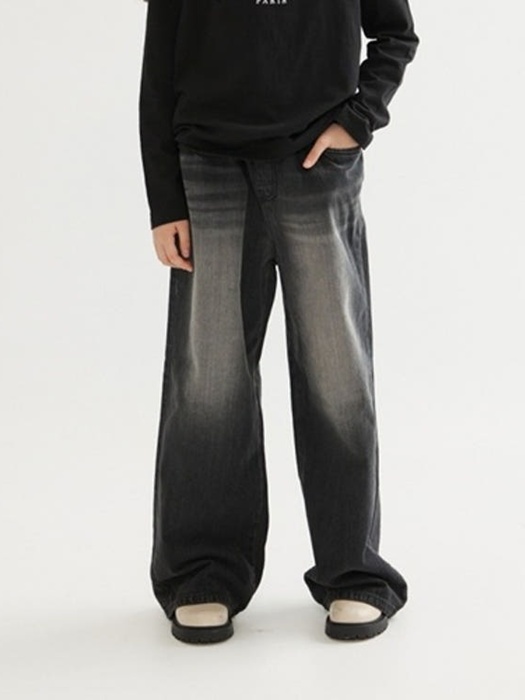 Denim Wide Pants Denim Wide Pants