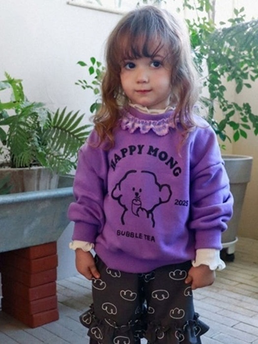 Happy Mong Sweatshirt (Purple) Happy Mong Sweatshirt (Purple)