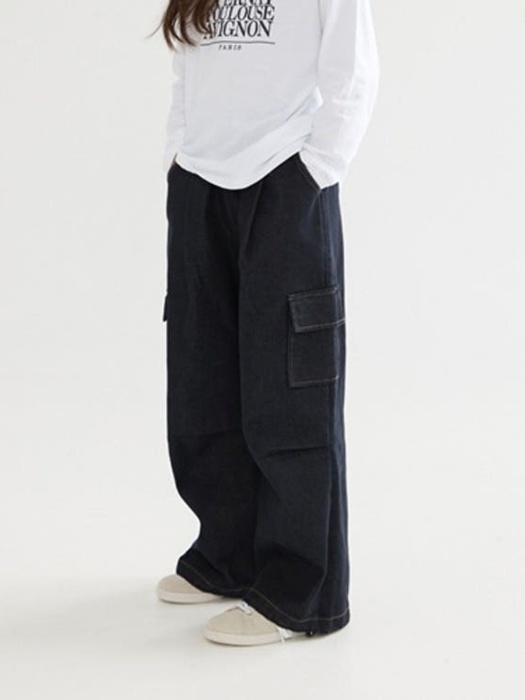 Denim Cargo Pants Denim Cargo Pants