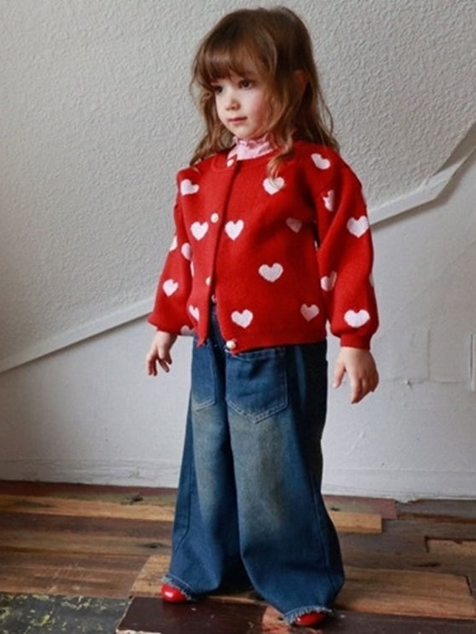 Heartpong Cardigan (Red) Heartpong Cardigan (Red)