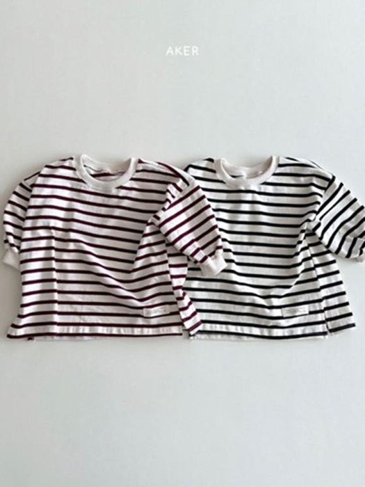 Aker Stripe Boxy Tee