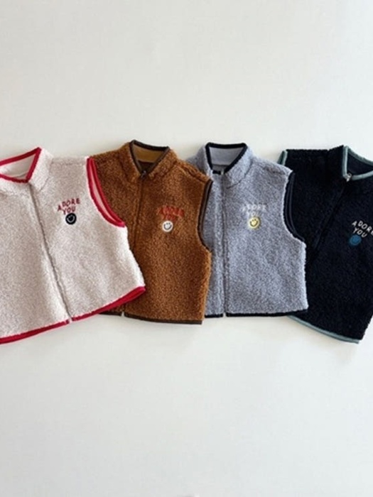 Smile Fleece Vest Smile Fleece Vest
