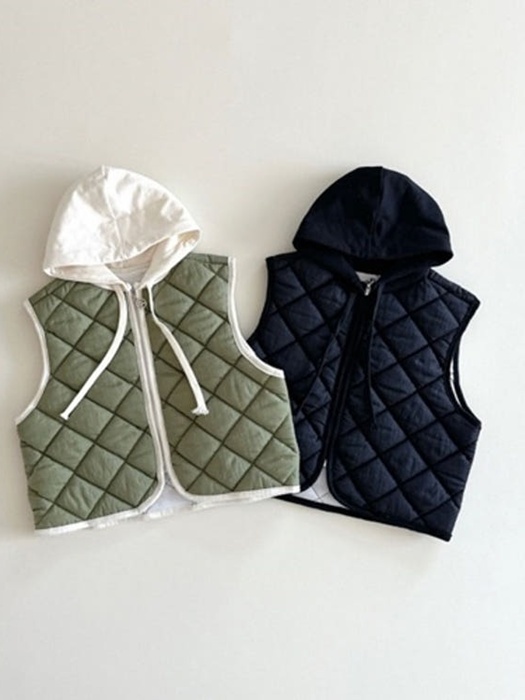 Hoodie Dia Padding Vest Hoodie Dia Padding Vest