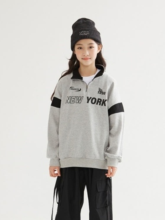 Half Zip New York Tee
