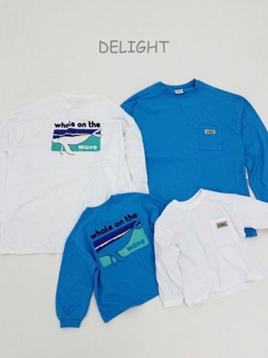 Wave Whale Pocket Tee