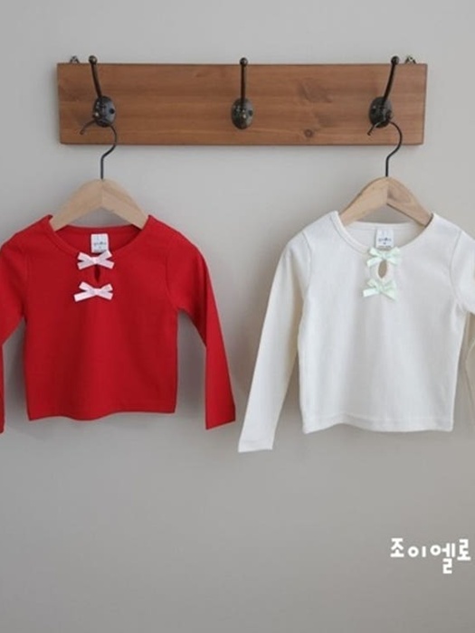 Ribbon Ribbed Tee Ribbon Ribbed Tee