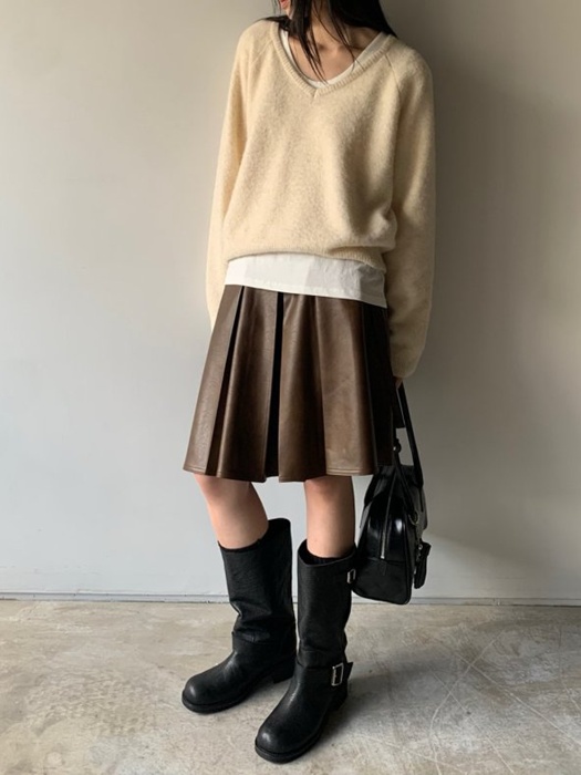 Bella Leather Skirt Bella Leather Skirt