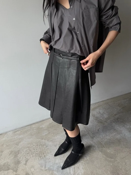 Bella Leather Skirt Bella Leather Skirt