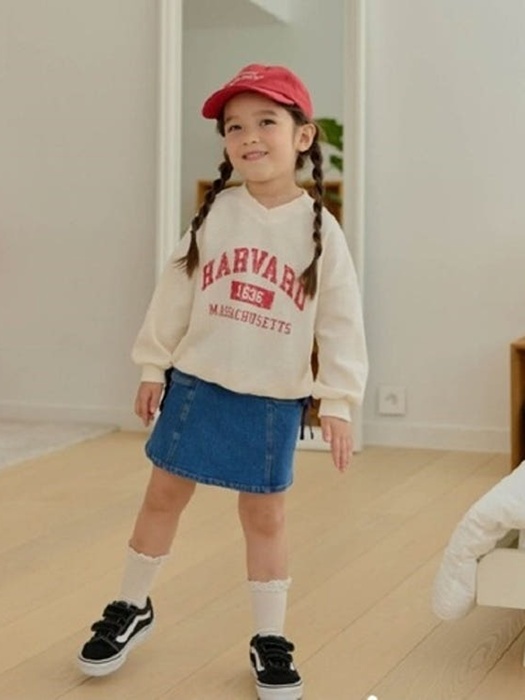 Miu Cargo Denim Skirt