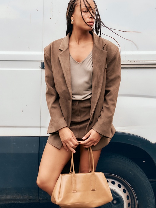 Suede Dying Belt Skirt Suede Dying Belt Skirt