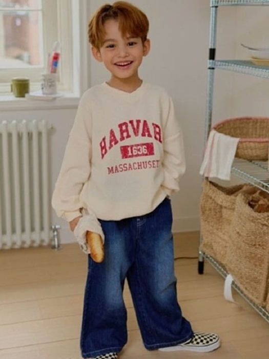 Harvard Waffle Sweatshirt