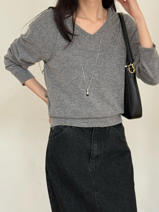 Deep Knit Sleeveless Top Deep Knit Sleeveless Top