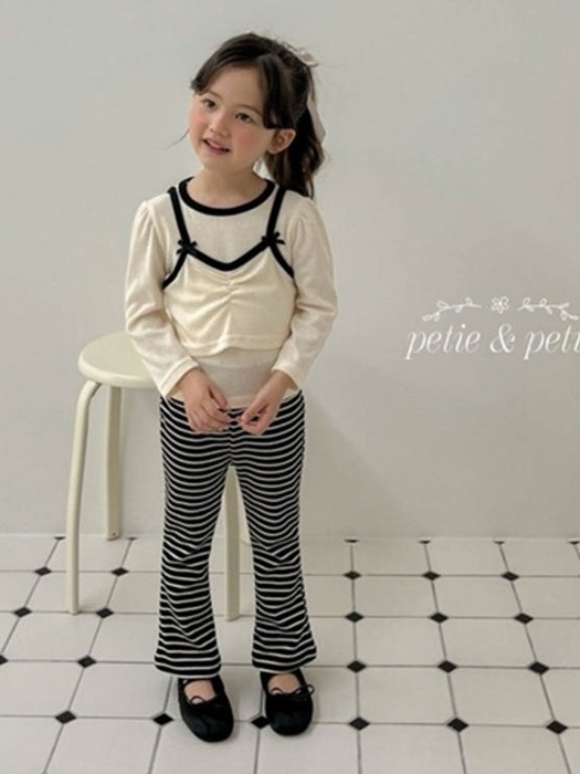 Striped Bootcut Pants Striped Bootcut Pants