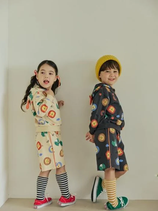 Animal Color Block Pants Animal Color Block Pants
