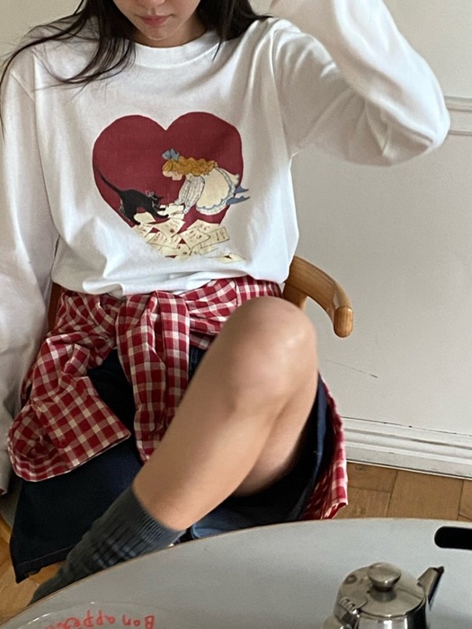 Cat Heart Tee