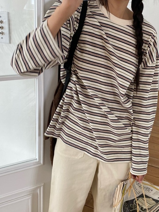 Loose Stripe Tee
