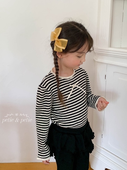 Stripe Eyelet Tee Stripe Eyelet Tee