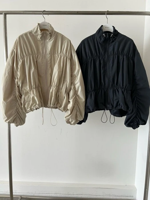 Balloon Shirring Jumper