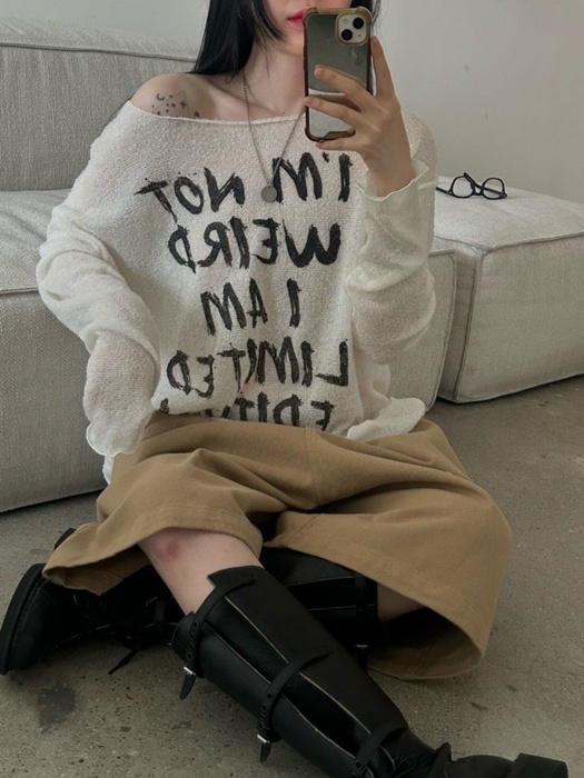 Wool Buckle Knit Pullover Wool Buckle Knit Pullover