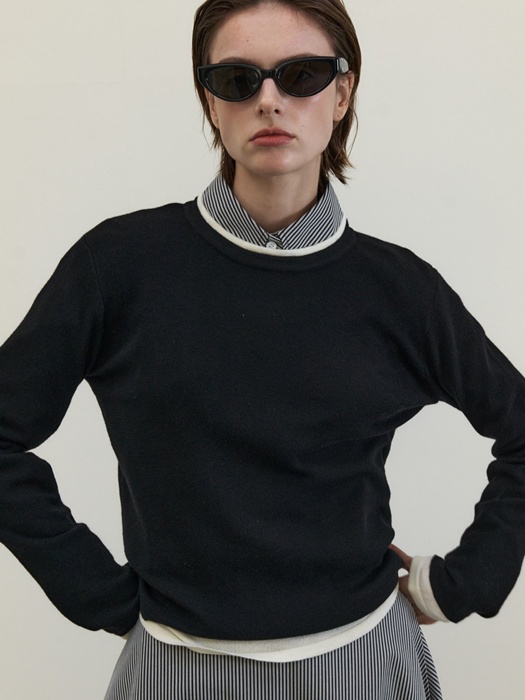 Double Round Knit Top