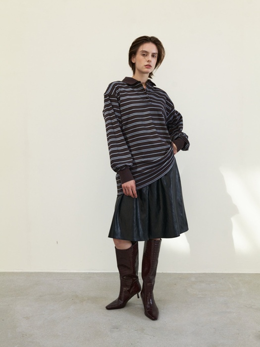 Leather Bermuda Pants