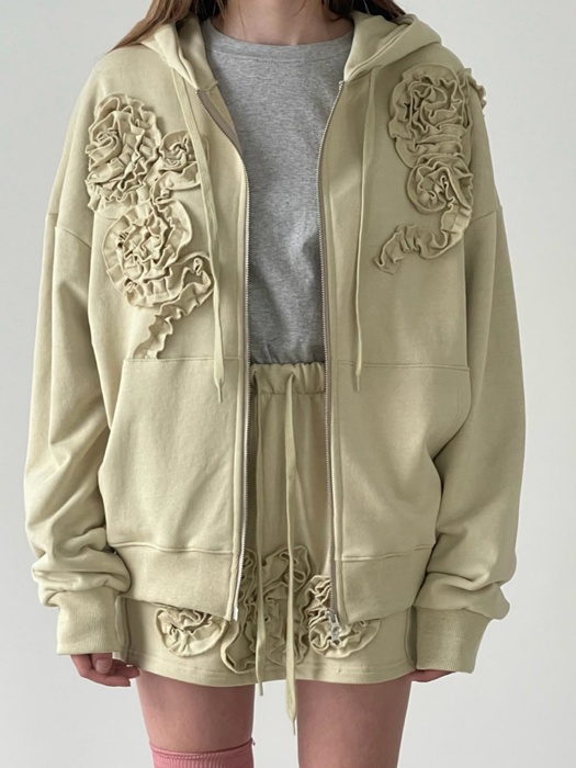 Handle Flower Zip-up Jacket Handle Flower Zip-up Jacket