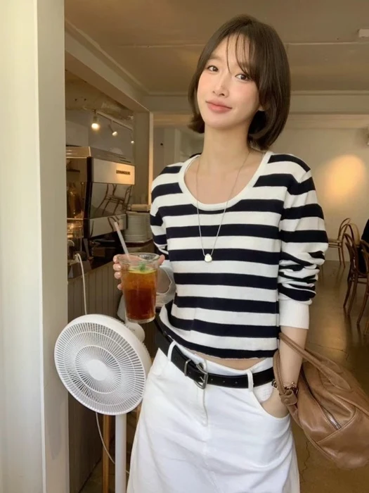 Stripe Knit Top Stripe Knit Top